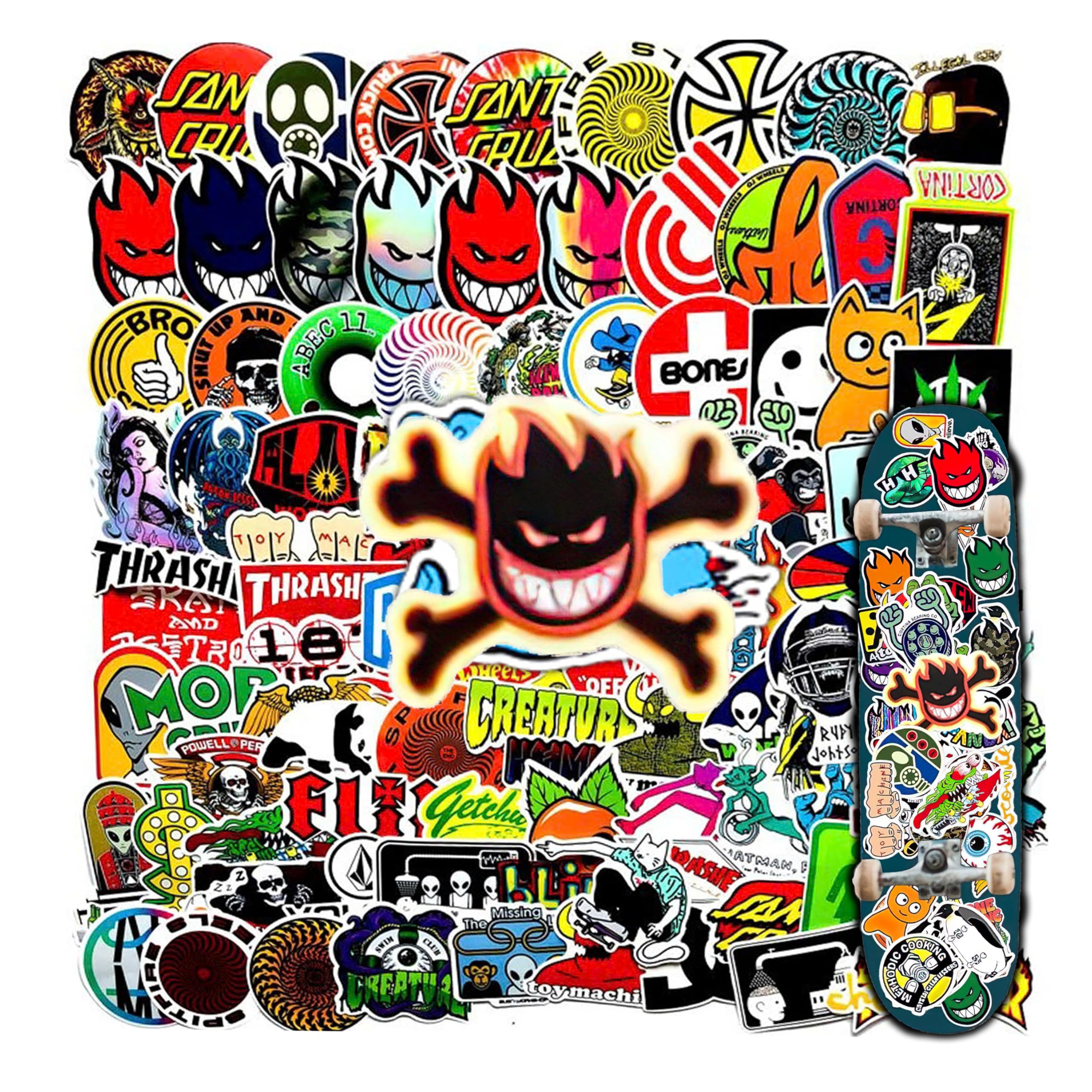 Amazon.com: SDHM99 100Pcs Skateboard Stickers, Skateboading Pack